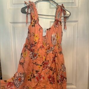 Maurices Coral Floral Top